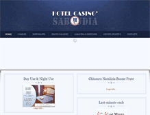 Tablet Screenshot of hotelcasinosabaudia.com